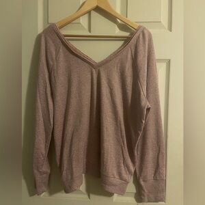 Ardene Dusty Pink V-Neck Sweater​​